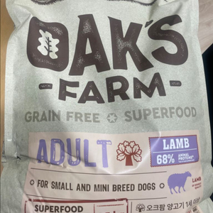오크팜 램6.5 어덜트 사료, 어덜트3kg,시니어3kg 새상품 이미지