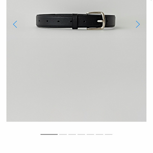 타낫 벨트 새상품 택포 54000원 T/T Classic leather belt (black) 이미지
