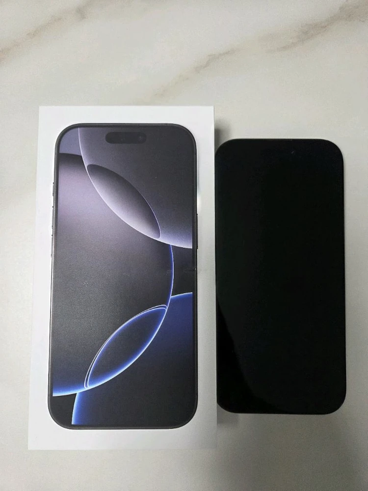 애플 아이폰16Pro 256GB 블랙 자급제 92% 이미지