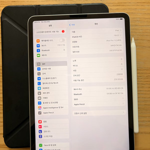 아이패드 프로 3세대 m1 11인치 256기가 실버 와이파이+애펜2 이미지