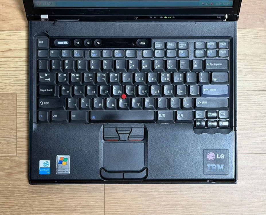LG IBM 씽크패드 T40 클래식 레트로 노트북 ThinkPad 이미지