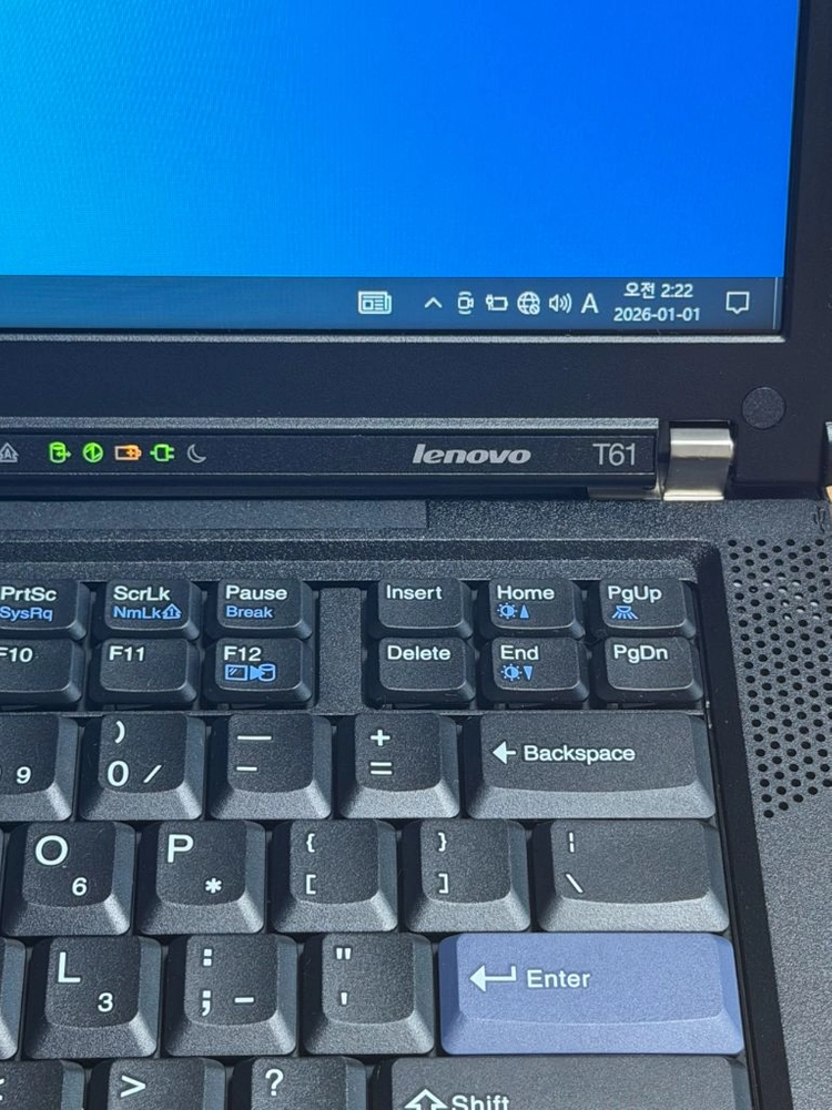 레노버 씽크패드 T61 레트로 노트북 Lenovo ThinkPad 이미지