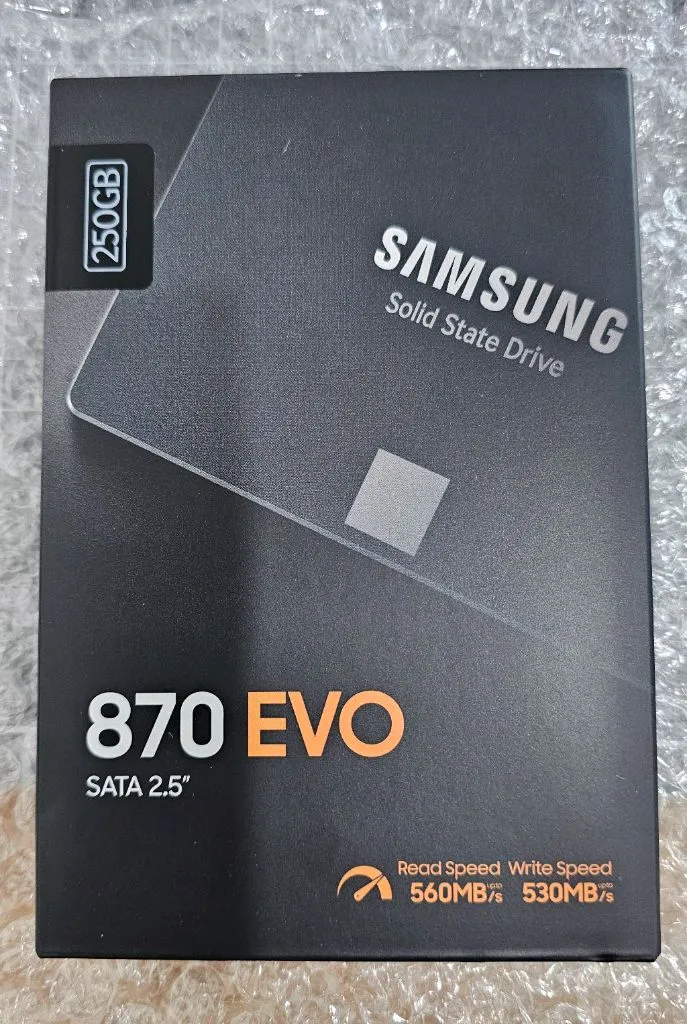 삼성 870 EVO 250GB SSD(새상품) 이미지