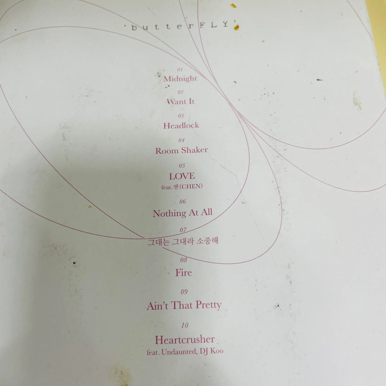 [친필싸인앨범] 에일리 AILEE 정규 2집 butterFLY (비앨, 포토카드 포함) 이미지
