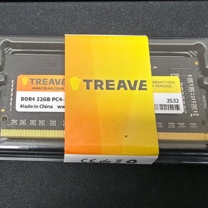 [미개봉] 트리브 DDR4 32GB 노트북용 램 (PC4-25600 / CL22) 이미지