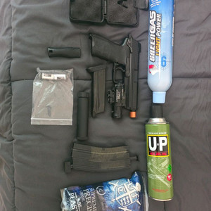 마루이 hk45 택티컬 블랙, X400UH-A-RD 레드 레이저 팝니다 이미지
