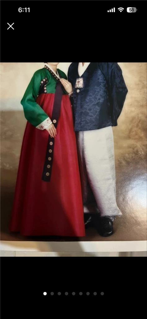 한혜수 한복 이미지