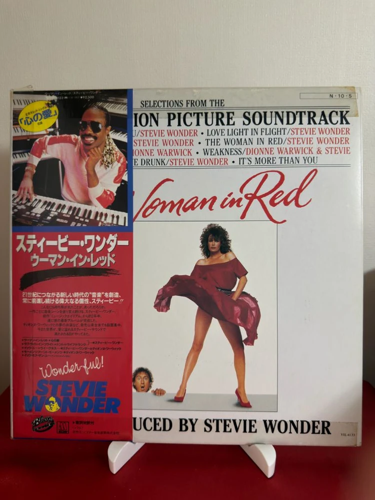 (스티브원더 영화O.S.T LP,민트급알판) Stevie Wonder-The Woman In Red O.S.T 이미지