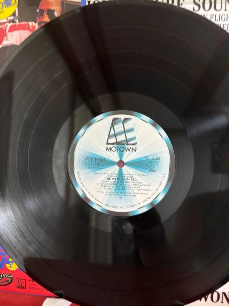 (스티브원더 영화O.S.T LP,민트급알판) Stevie Wonder-The Woman In Red O.S.T 이미지