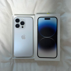 아이폰 14pro 256GB 실버 이미지