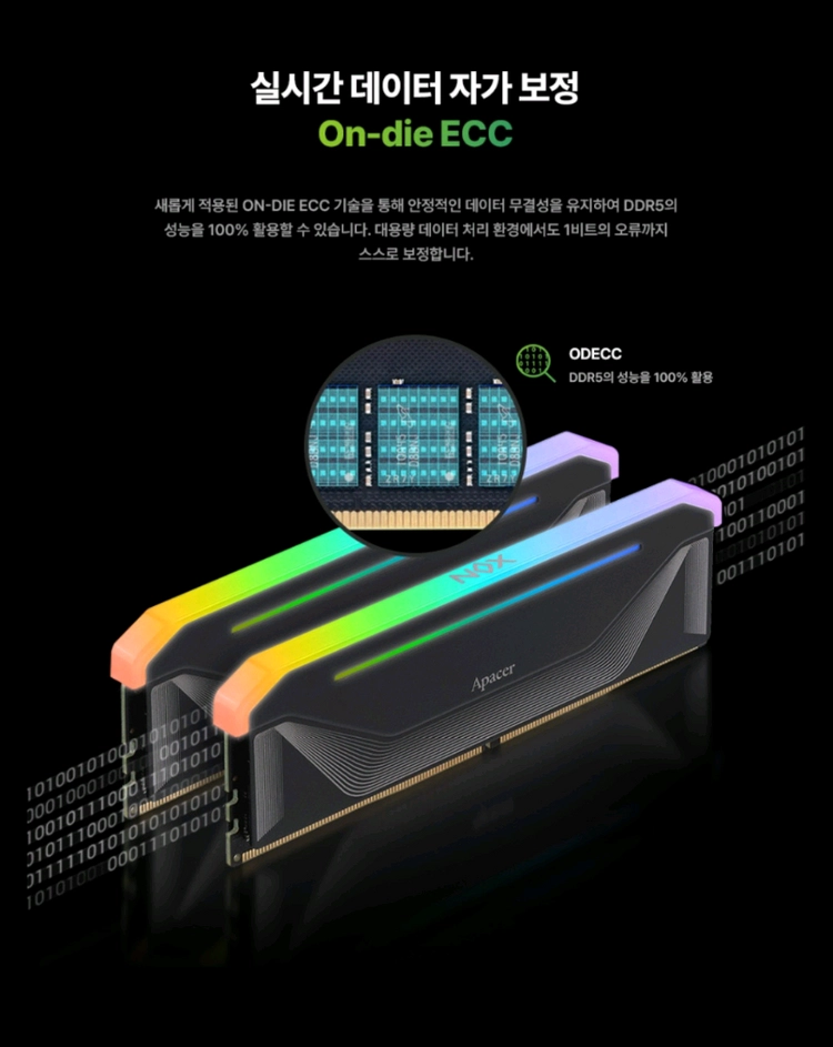 (미개봉) Apacer DDR5 6000MHz CL38 NOX 32GB 이미지