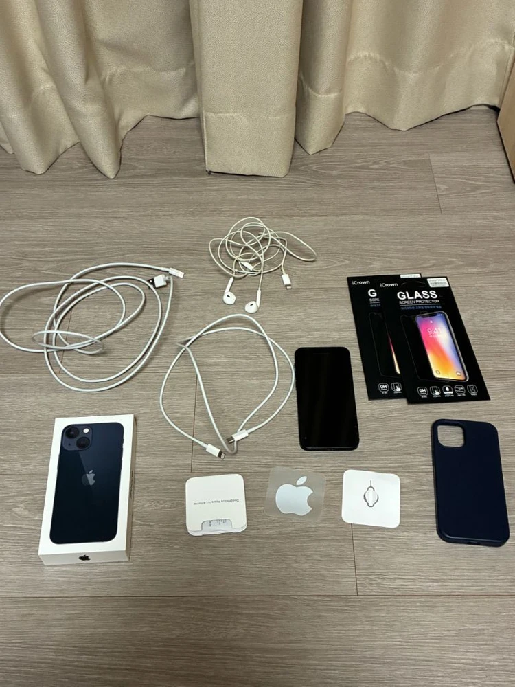 (풀박스)아이폰 13 mini 미니 미드나이트블루 128gb 이미지