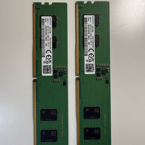 DDR5 8GB 메모리 2개 세트 이미지