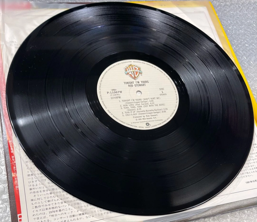 Rod Stewart / Tonight I am Yours 엘피 이미지