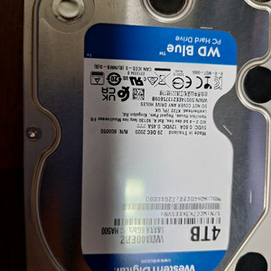 4TB 3.5인치 HDD 하드디스크 이미지