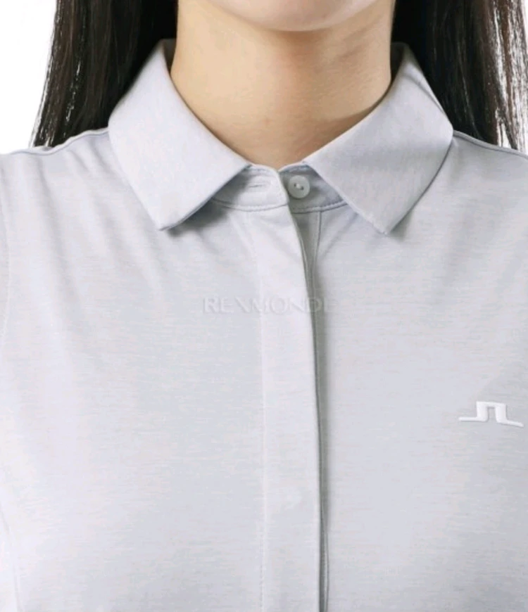 린더버그 여성 골프복 M 민소매 sleeveless golf top light grey 이미지