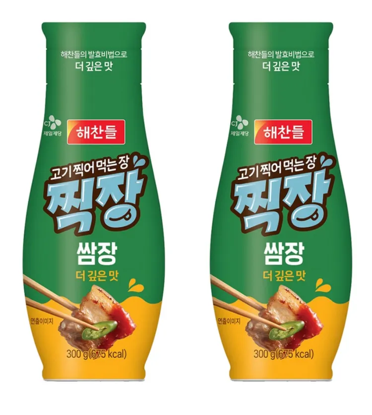 해찬들 고기찍어먹는 장 찍장 쌈장 300g 2개 이미지