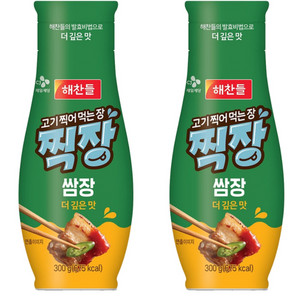해찬들 고기찍어먹는 장 찍장 쌈장 300g 2개 이미지