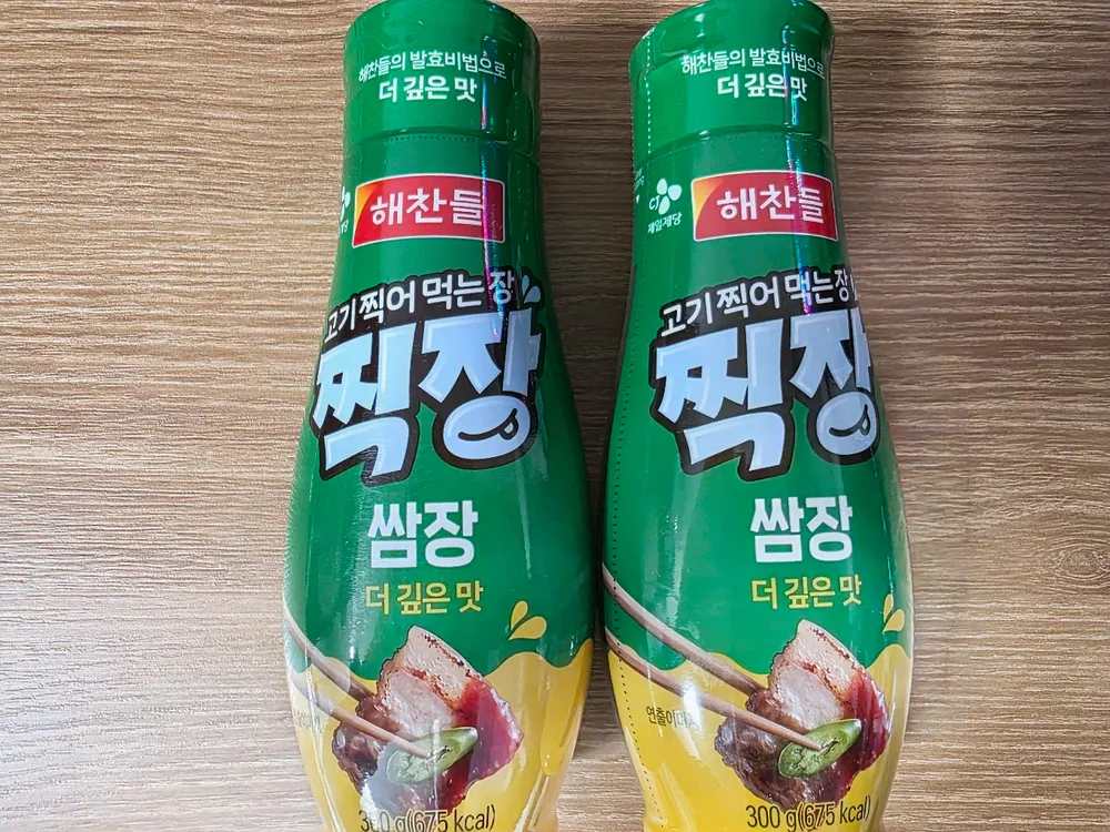 해찬들 고기찍어먹는 장 찍장 쌈장 300g 2개 이미지