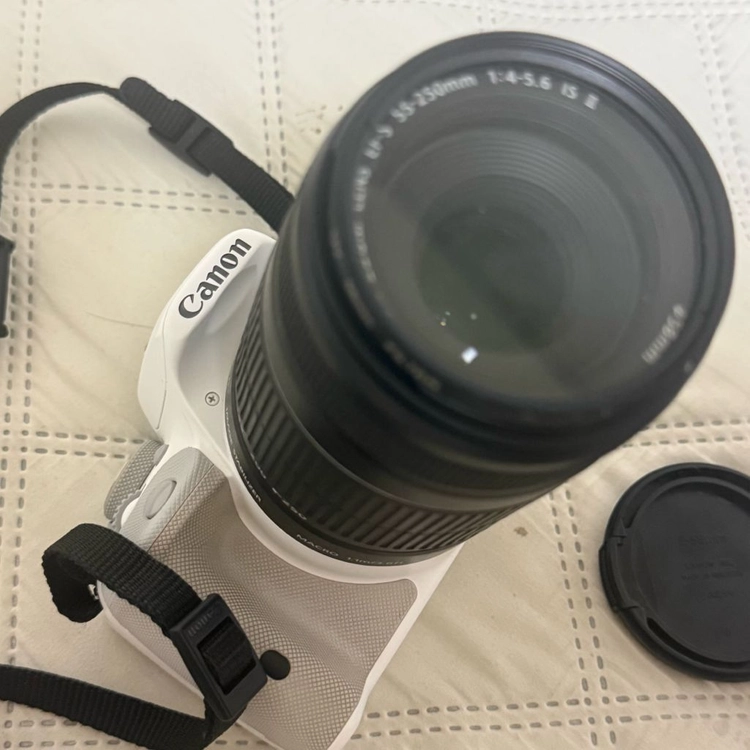 캐논 EOS 100d + 55-250mm 렌즈 캐논 카메라 100D 55 250 렌즈 이미지