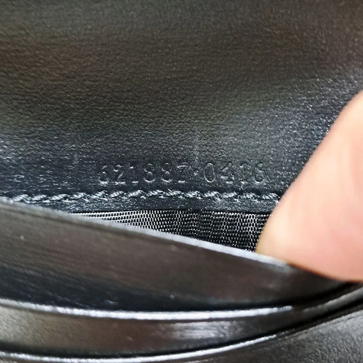 [정품/영수증풀세트] 구찌 홀스빗 지갑 (희소한 블랙 화이트 조합) 구찌지갑,구찌카드지갑 이미지