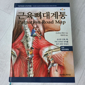 근육뼈대계통 Palpation Road Map 6판 책 팝니다 이미지