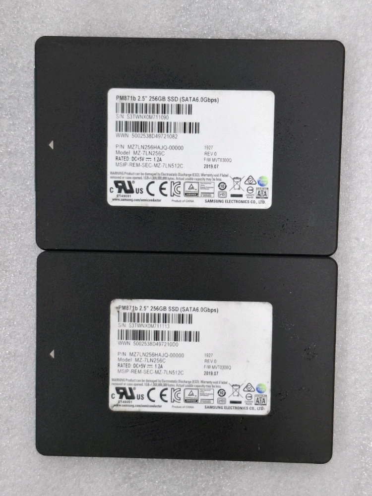 컴퓨터 저장장치 삼성 871B 2.5인치 SSD 256GB - 안심되는 중고거래