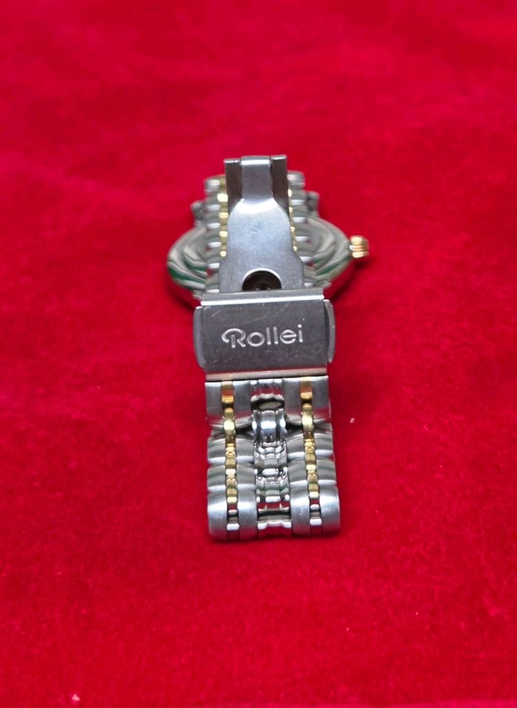 *A급 빈티지)삼성시계 롤라이(Rollei)로마자 콤비 메탈 여성시계 이미지