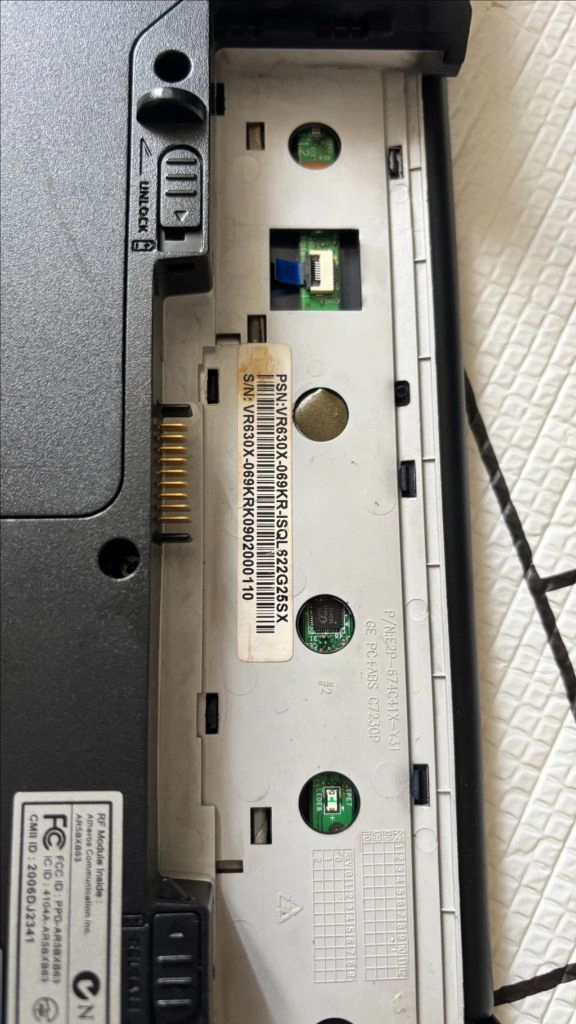 노트북 부품용Msi vr630x 배터리분실 아답터았씀 이미지