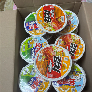 육개장 김치사발면 컵라면 20개 판매 이미지