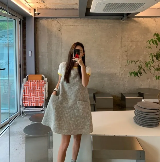 마이숑 제작 트위드 원피스 이미지