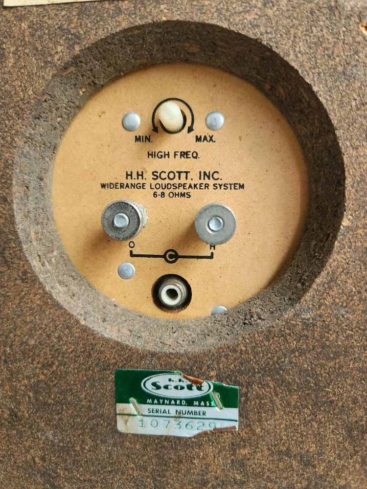 스코트 빈티지 스피커 H.H. Scott 이미지