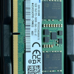 DDR5 5600 16GB 메모리 노트북용 이미지