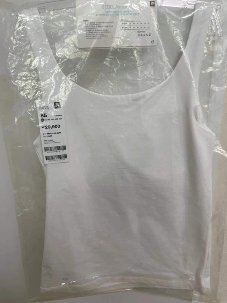 새상품/ 탑텐 COOL Air COTTON 브라 탱크탑 이미지