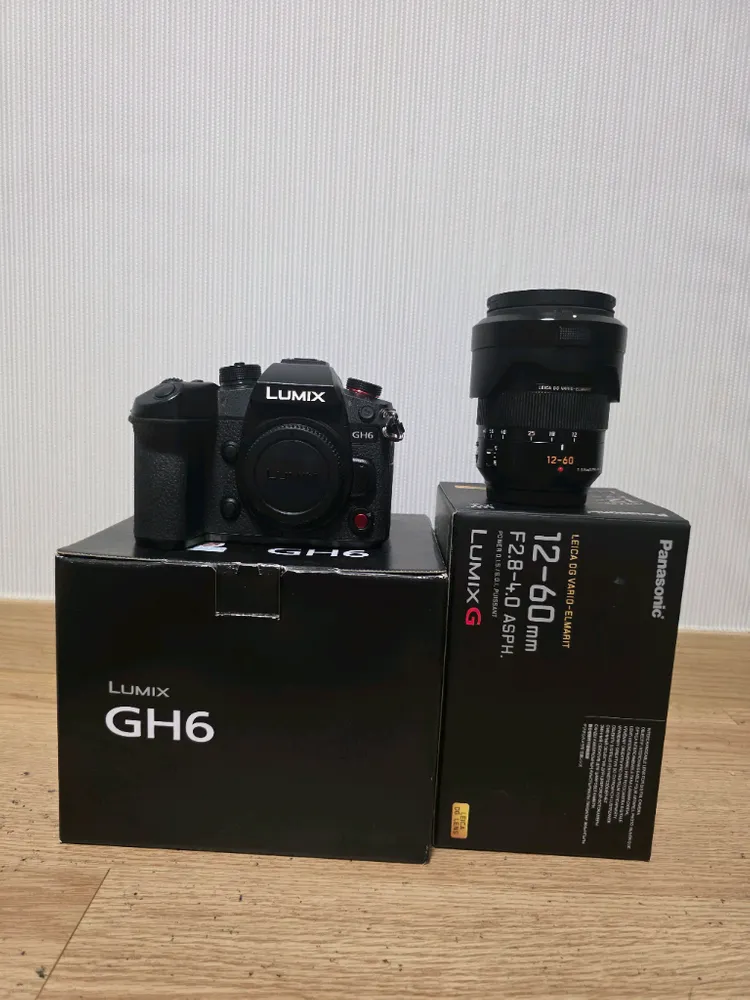 파나소닉 루믹스 GH6 + leica 12-60mm 렌즈 이미지
