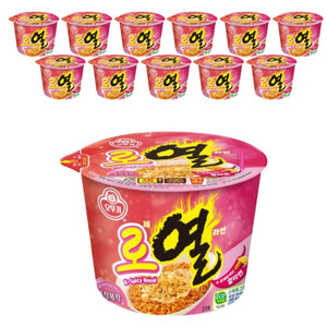 오뚜기 로열라면 용기 100g 12개 컵라면 이미지
