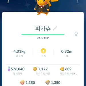 포켓몬고 고페스트 피카츄 이로치 팝니다 이미지