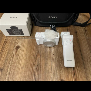 소니 ZV-1 m2카메라 화이트 + 슈팅그립 가방 이미지