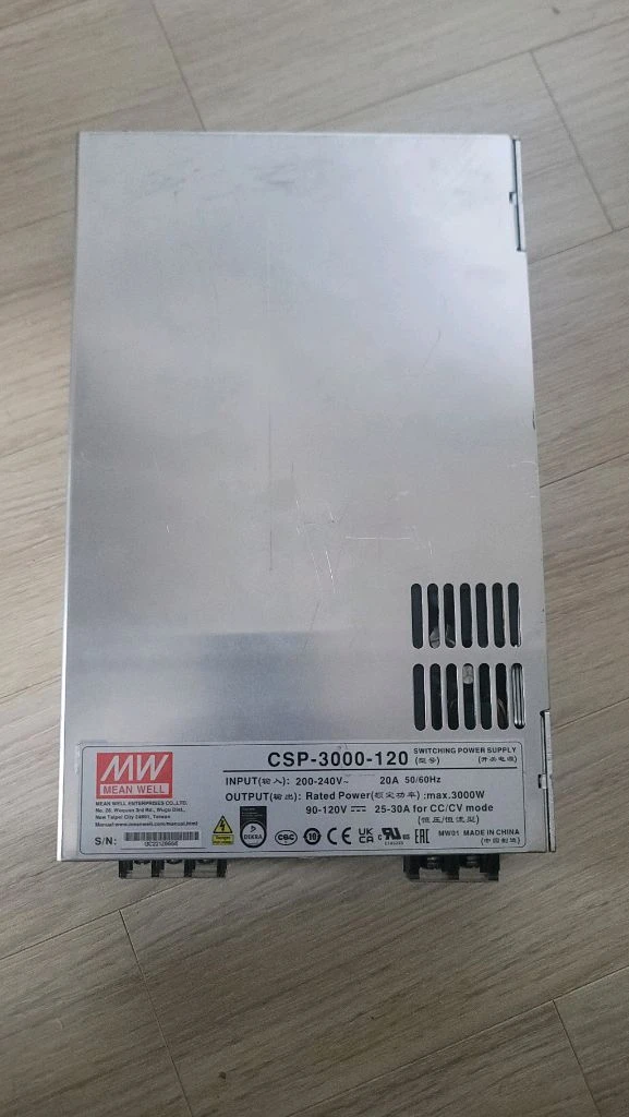 민웰 MW CSP-3000-120 파워 서플라이 파워서플라이 MEAN WELL 이미지