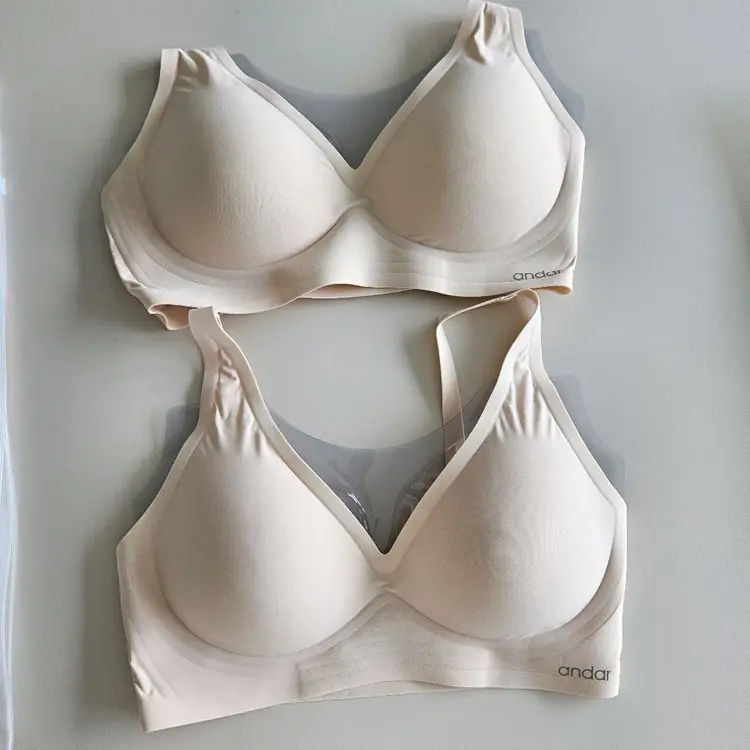 안다르 NEW올데이핏 쿨링브라 스킨핏베이지S 이미지