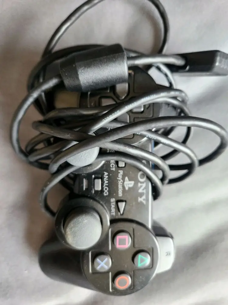 ps2 패드+위닝일레븐8 +그란투리스모4 ps2 듀얼쇼크2 패드 포함 이미지