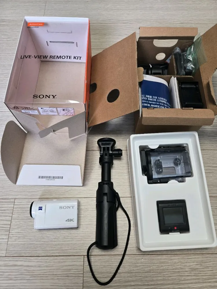 소니 x3000 액션캠 풀셋트 판매합니다 이미지
