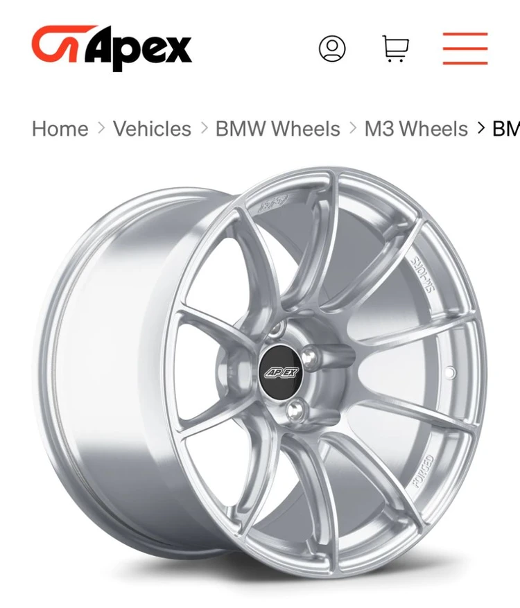 Apex SM-10RS 휠 G80 G82 M3 M4 M2 BBS LM FI-R RI-D 이미지