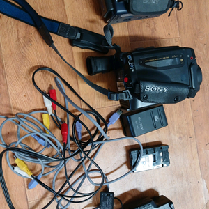 SONY 비디오 카메라 켐코드 2대 부품용 소장용 이미지