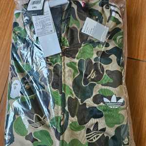 아디다스 베이프 샤크 후드 집업 3XL 새상품 이미지