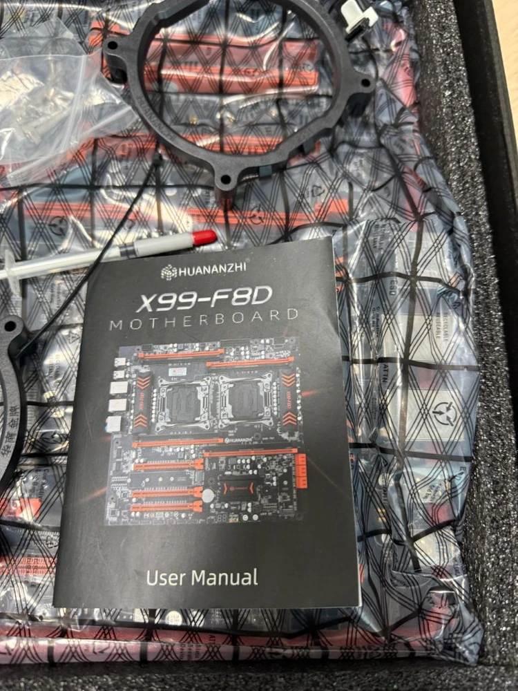Huananzhi x99 메인보드 f8d 듀얼cpu 노드컴 이미지