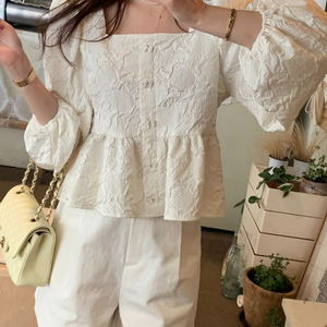 바이씨니 자가드리봉봉 연베이지 이미지