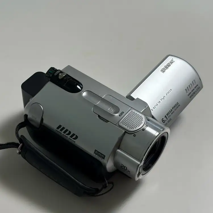 희귀)소니 Sony DCR-SR300 실버 빈티지 캠코더 이미지