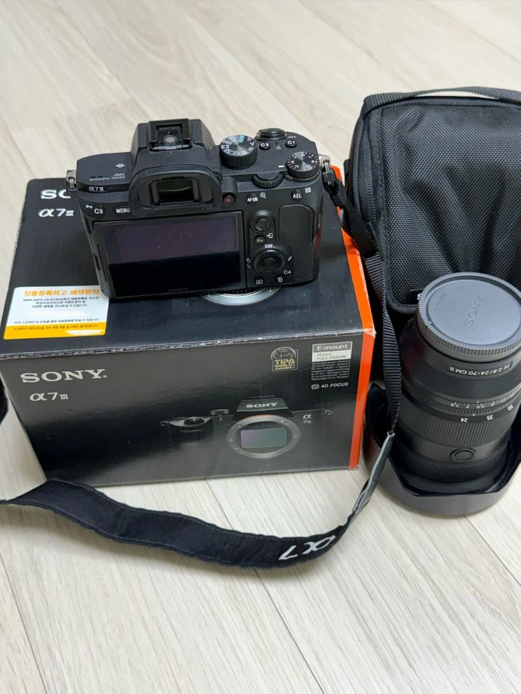 [판매] Sony A7M3 1.4만컷 + FE 24-70 GM II(2세대) / 상태 A~S급 / 일괄 우선 이미지