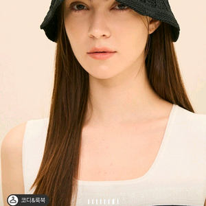 타임 비딩 크로셰 버킷 햇 블랙 랑방 마인 더캐시미어 시스템 오브제 sjsj 이미지